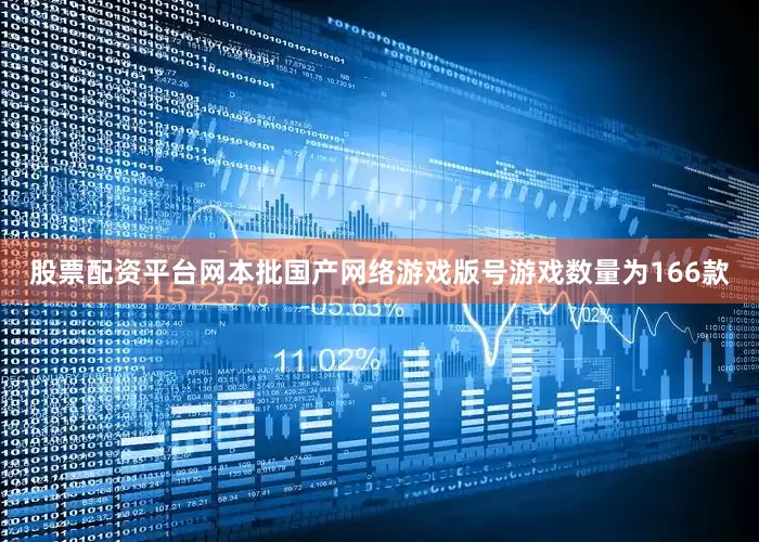 股票配资平台网本批国产网络游戏版号游戏数量为166款
